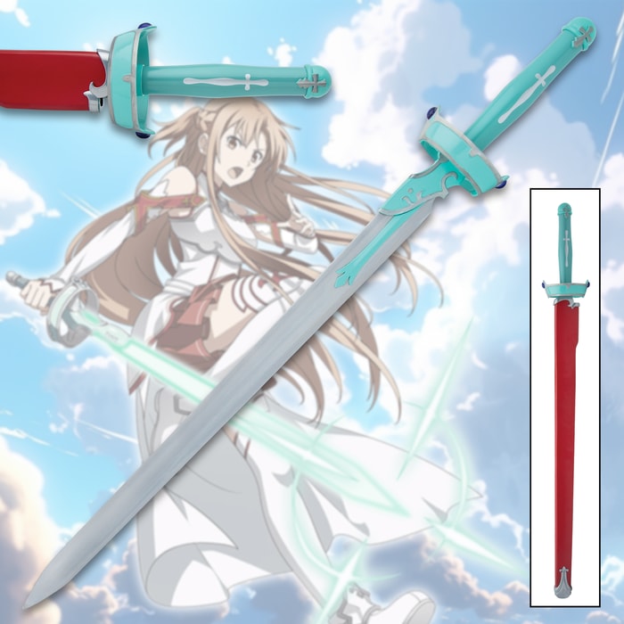 Different views of the Anime Lambent Light Fantasy Sword