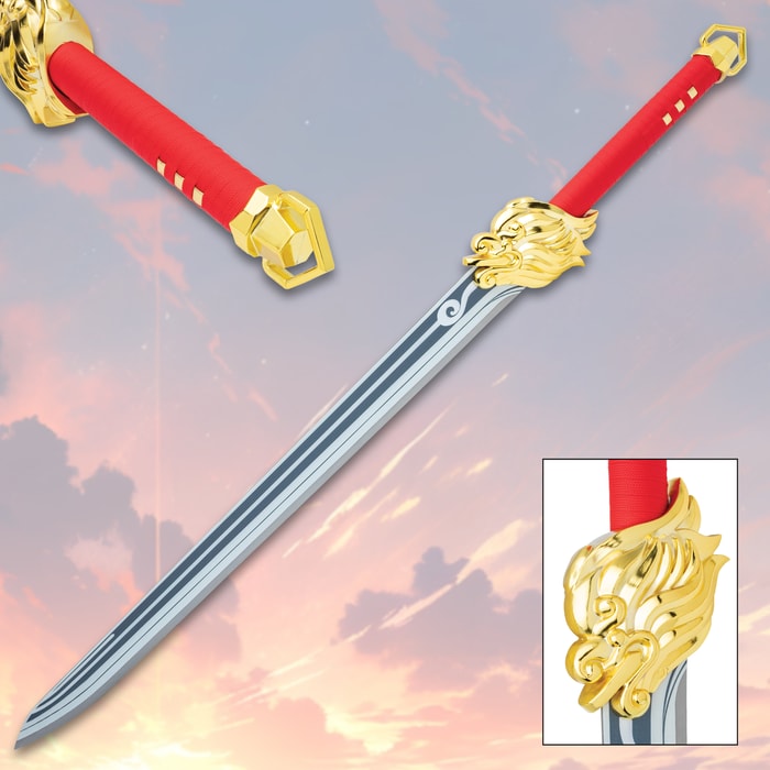 Full image of the Genshin Impact Lions Roar Sword.