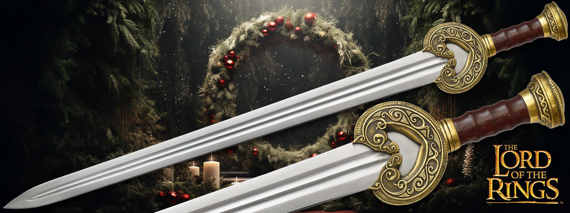 Lord of the Rings Herugrim Sword - Battle Forged Edition