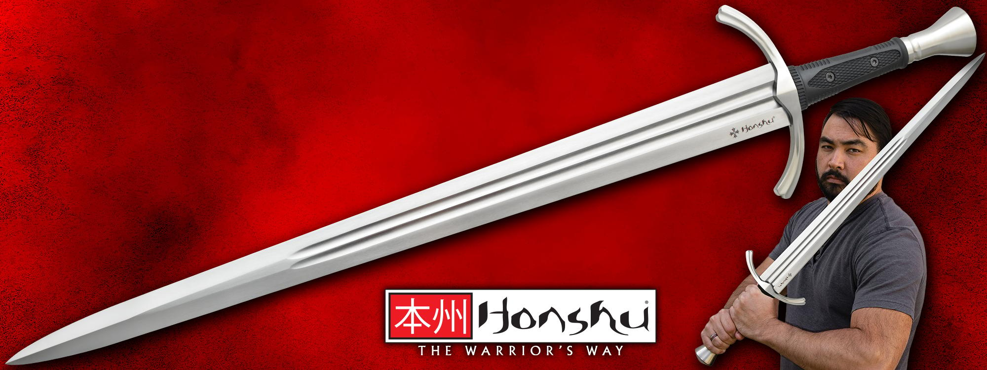 Honshu Single-Handed Broadsword Banner