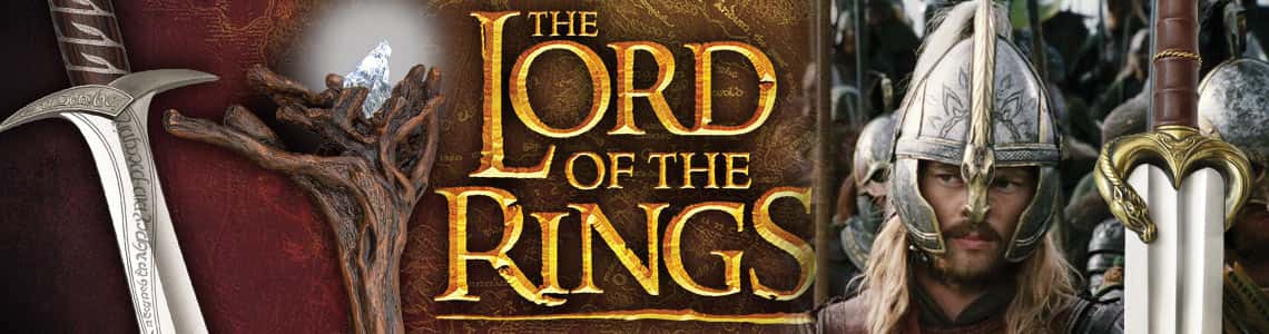 Lord of the Rings Swords banner