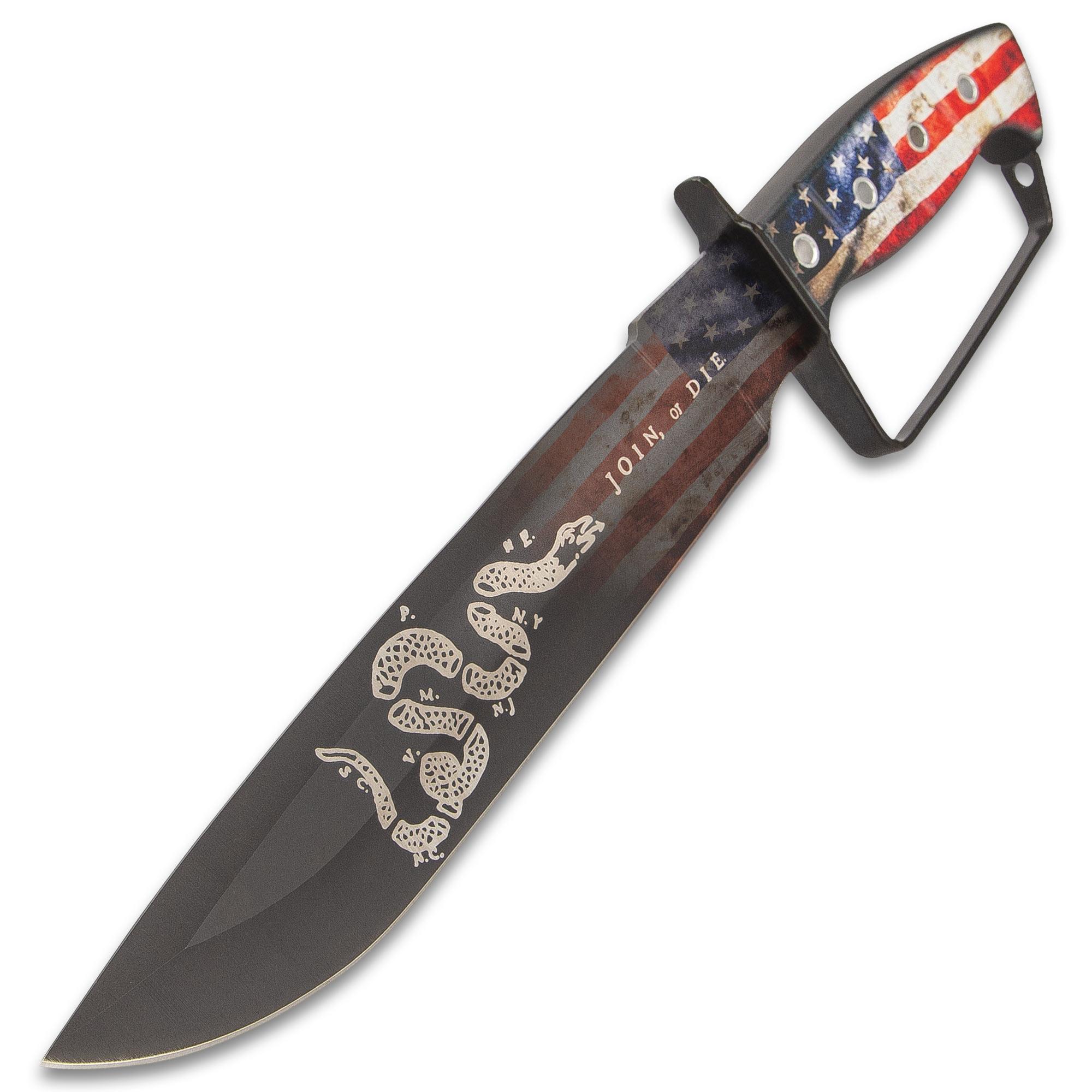 The American Flag Bowie And Pocket Knife Set BudK