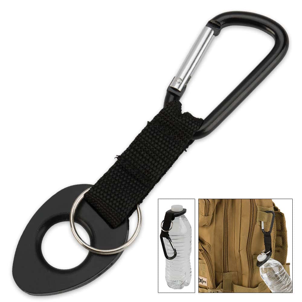 Slip On Carabiner Water Bottle Holder Free Shipping!