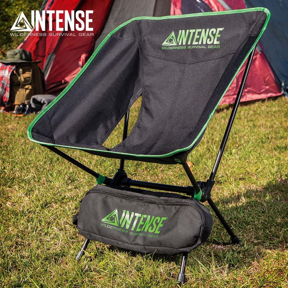 Intense Ultralight Folding Camping Chair With Carry Bag Free