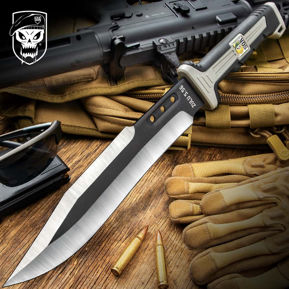 Soa Zulu 5 56 Combat Knife Free Shipping