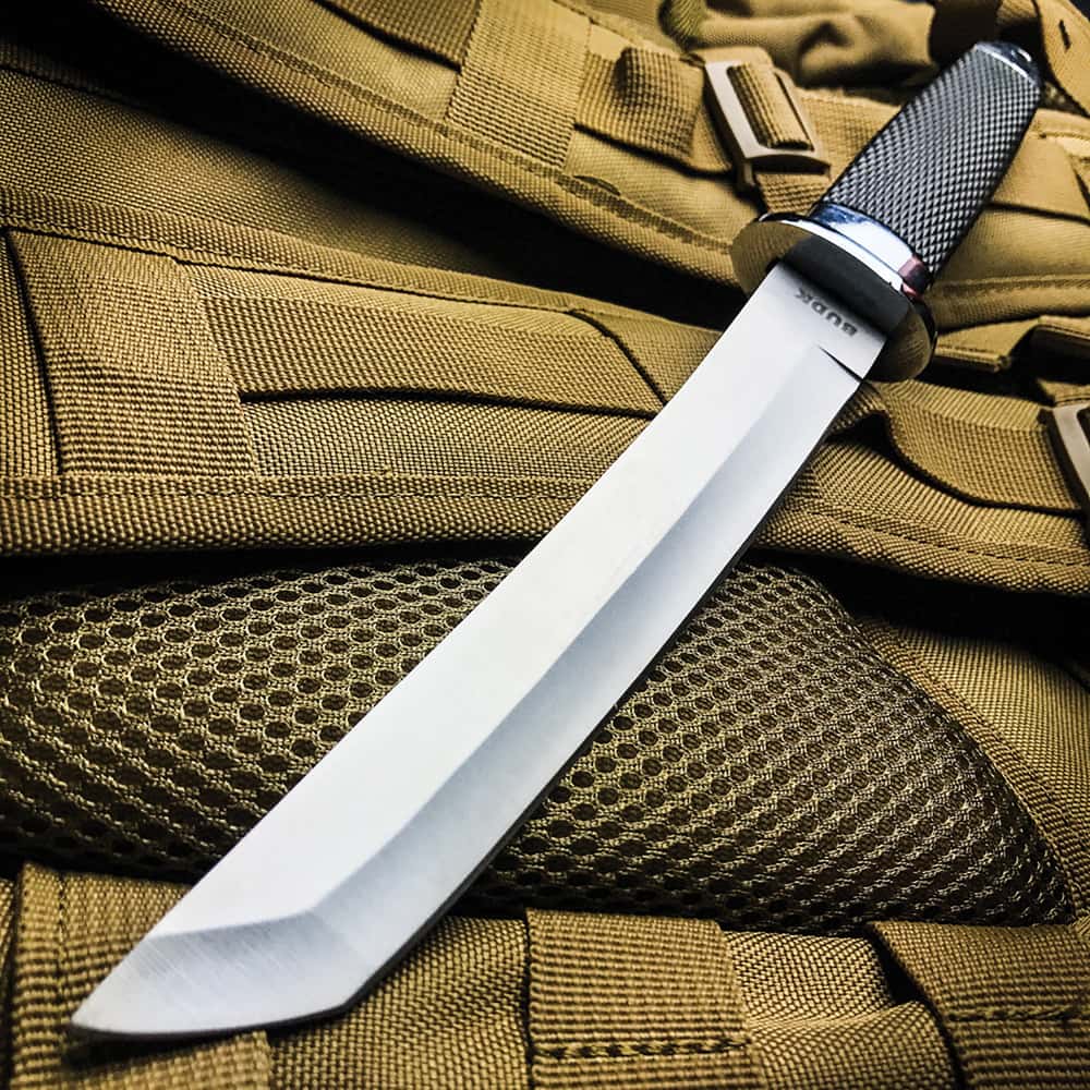 Military Rescue Tanto Knife And Sheath Free Shipping