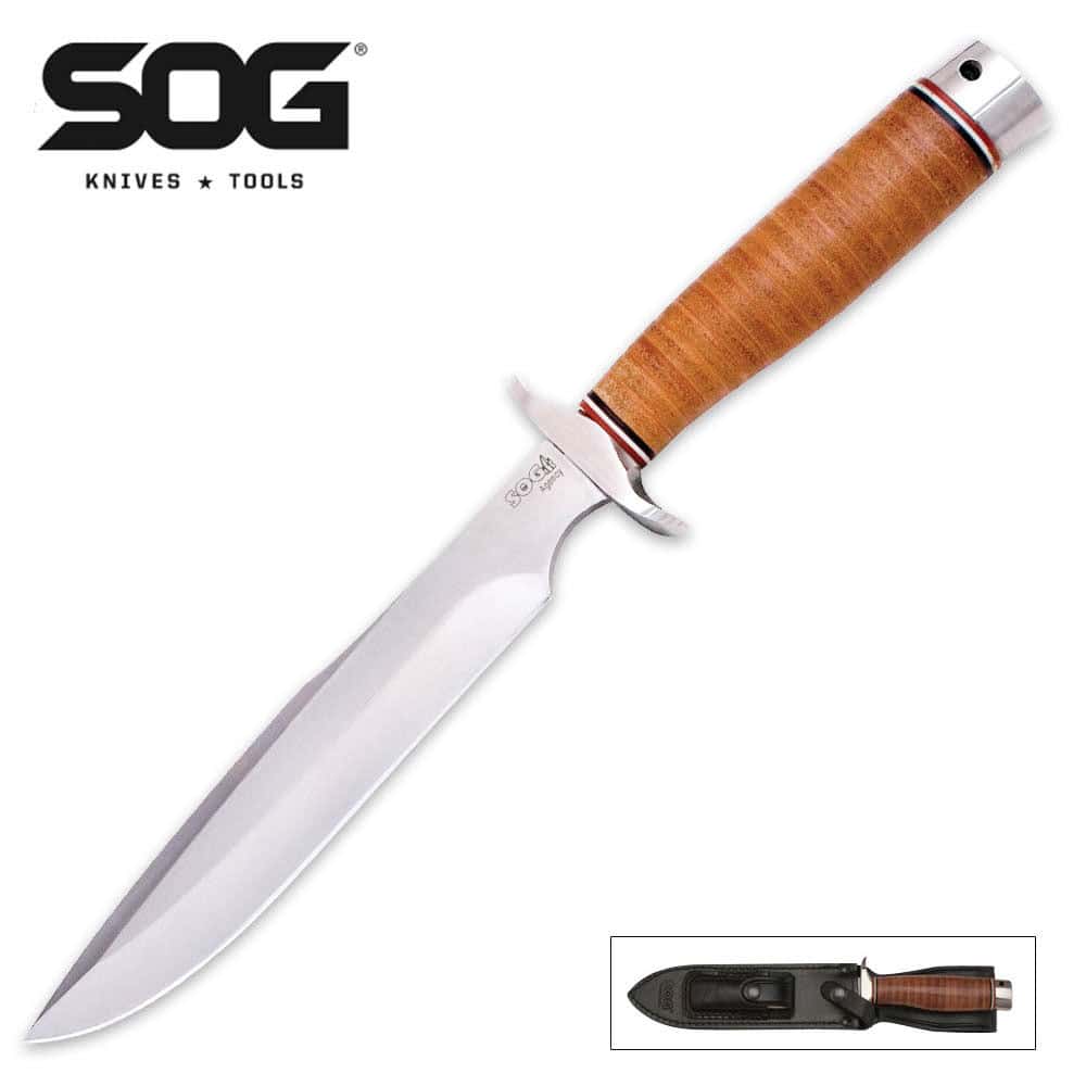 SOG Agency Fixed Blade Knife Free Shipping!