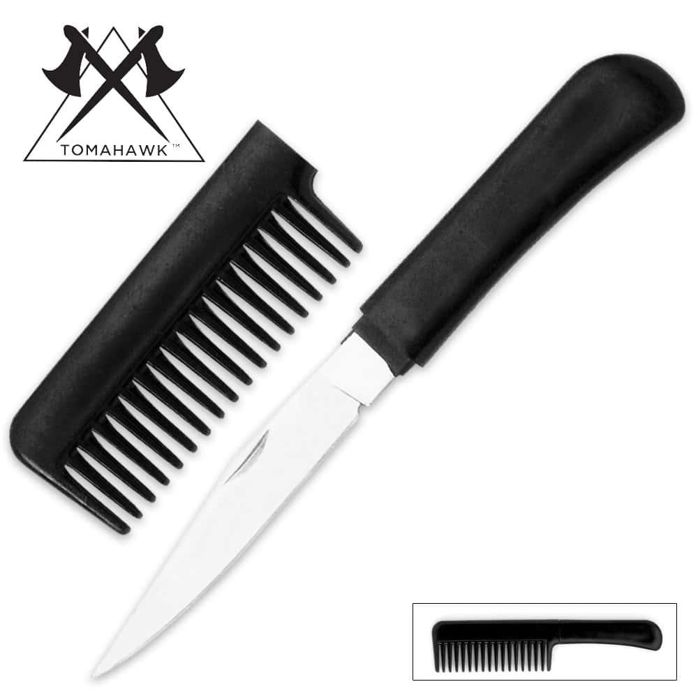 Stealth Comb Knife Everyone S Always Looking For The Best Most Discreet Personal Defense Out There This Stealth Comb Knife Fits The Bill Perfectly As It Looks Like A Simple Harmless Comb Pull The Top Off To Reveal A Sharp Stainless Steel Blade