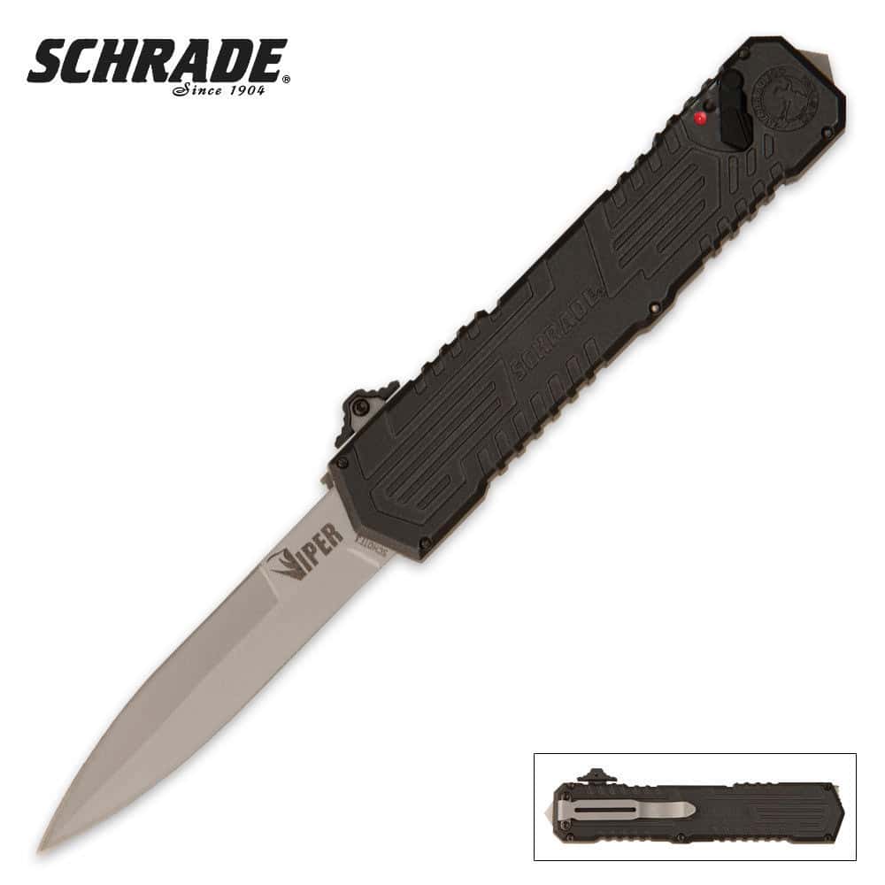 Schrade Otf Assisted Opening Viper Bead Blasted Free Shipping