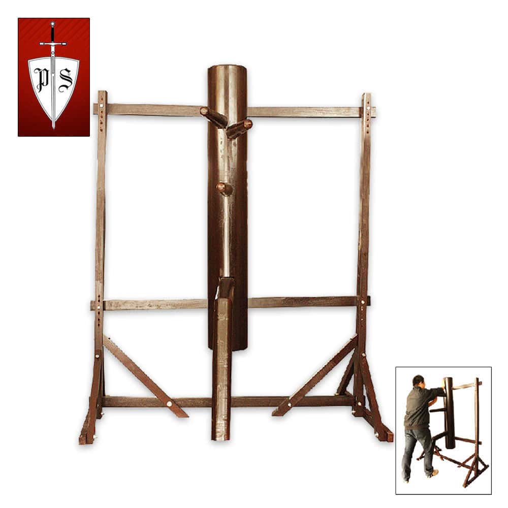 Wing Chun Wooden Mook Yan Jong Free Shipping!