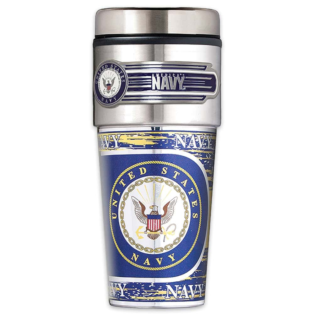 US Navy 16 OZ Travel Tumbler