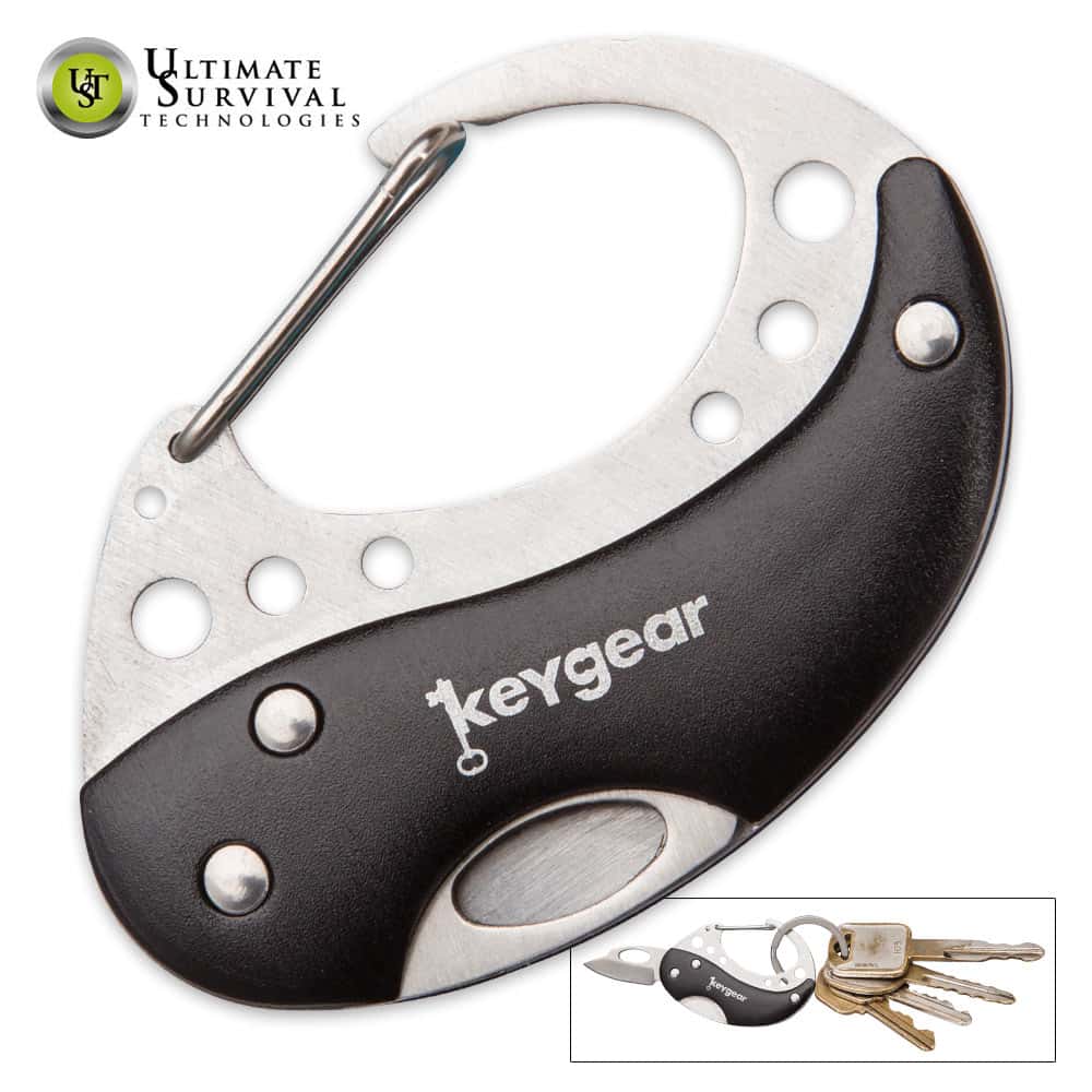 Key Gear Carabiner Knife 1.0 Black