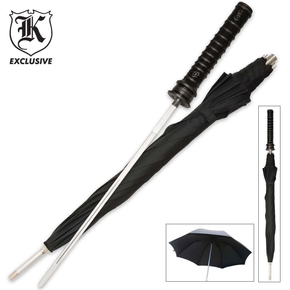 Samurai Warrior Umbrella Sword Cane Free Shipping!
