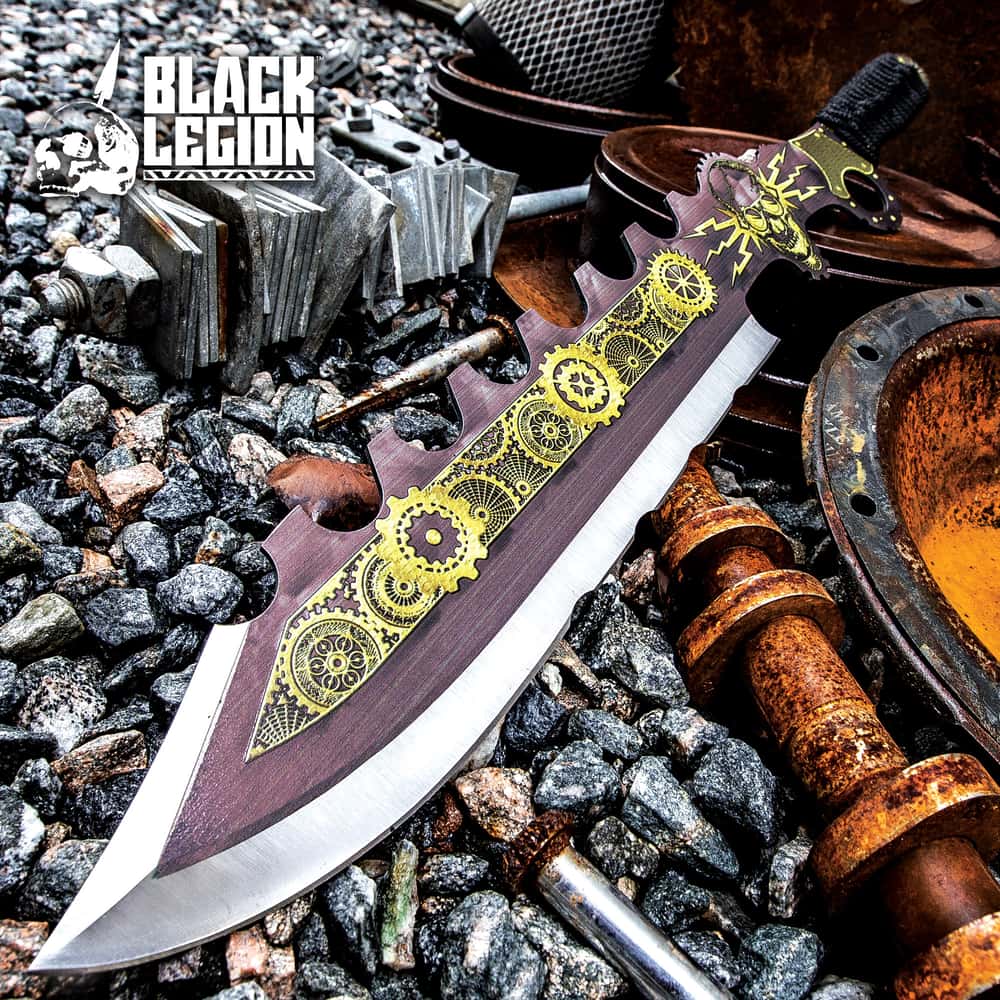 Black Legion Aether Master Steamer Sword With Sheath Free Shipping
