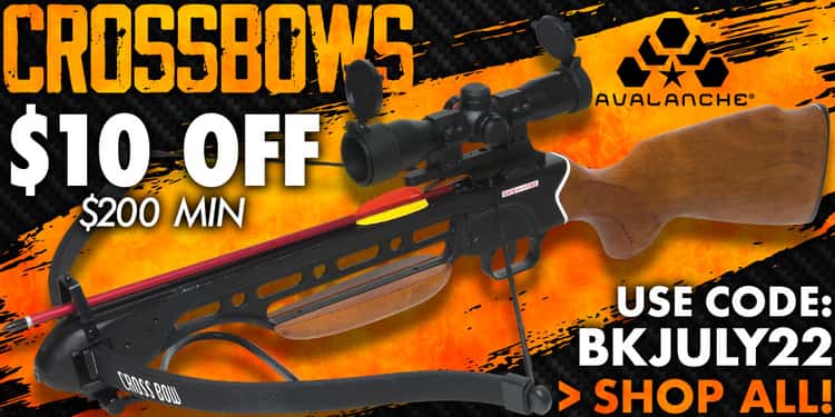 Save $10 Off your order of $200+ - Shop Crossbows