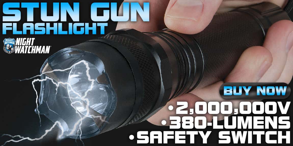 Night Watchman 2 Million-Volt Police Stun Gun Flashlight