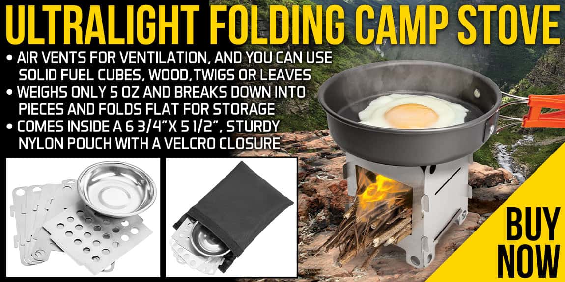 Trailblazer Ultralight Folding Camp Stove