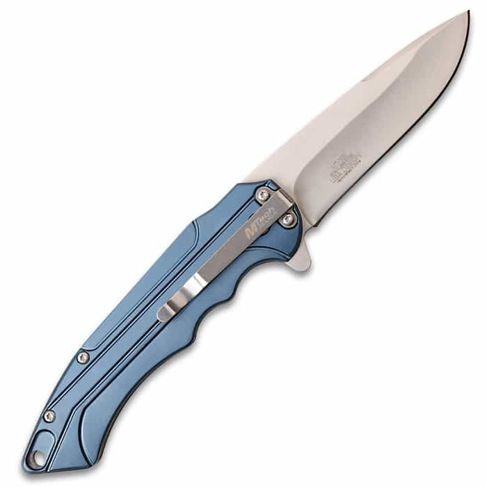 MTech Arctic Blue Pocket Knife - Free Shipping!