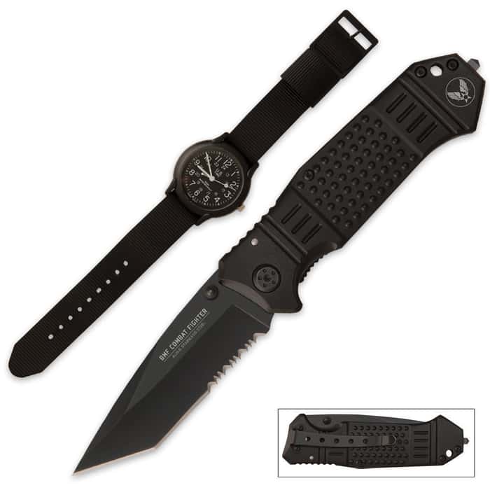 Tactical Pocket Knife and Army Ranger Watch Free Shipping!