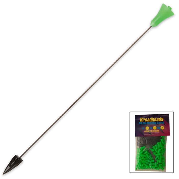 .40 Cal Blowgun Broadhead Dart 100 Per Free Shipping!
