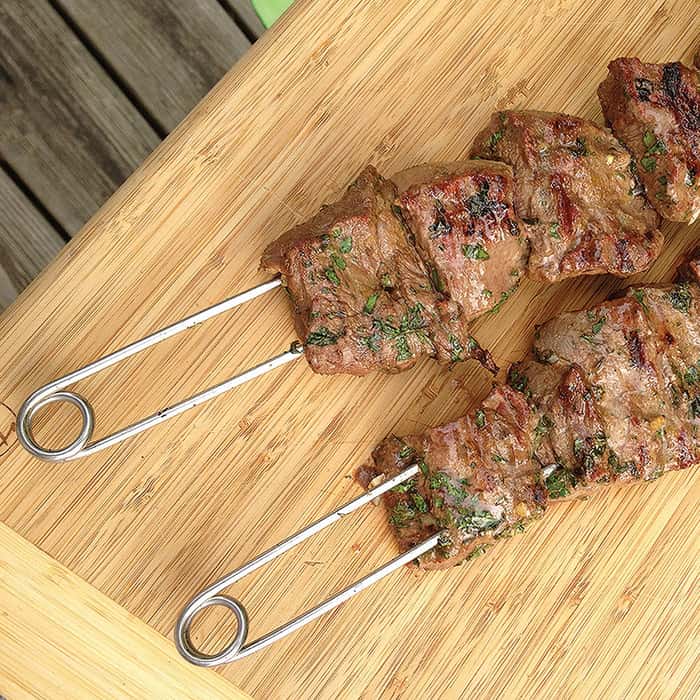 Double Prong Stainless Steel Skewers Free Shipping!