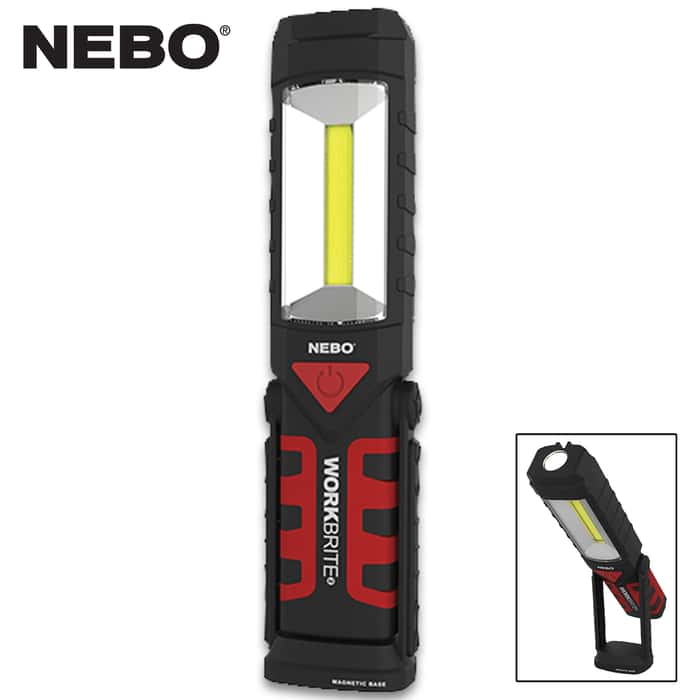 Nebo WorkBrite Flashlight COB LED Light, Three