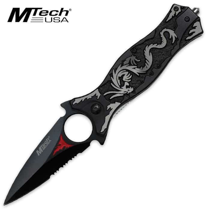 MTech USA Fantasy Flying Dragon Folding Pocket