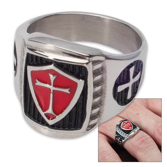 Magnetic Therapy Crusader Ring - Free Shipping!