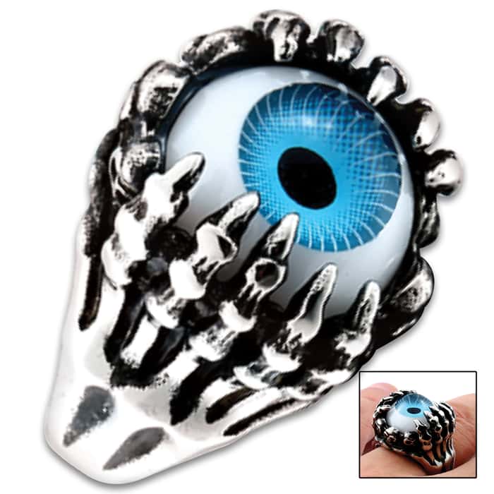 evil eye claw clip