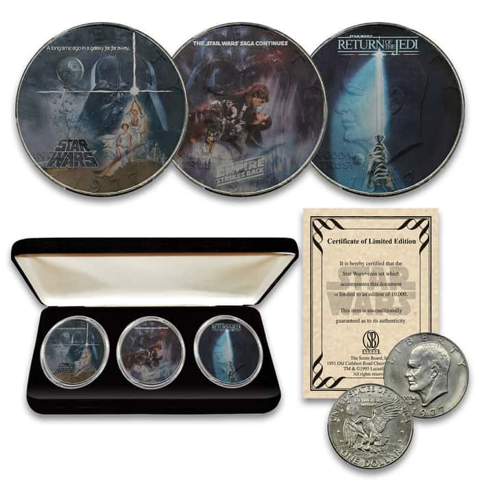 star wars metal coins