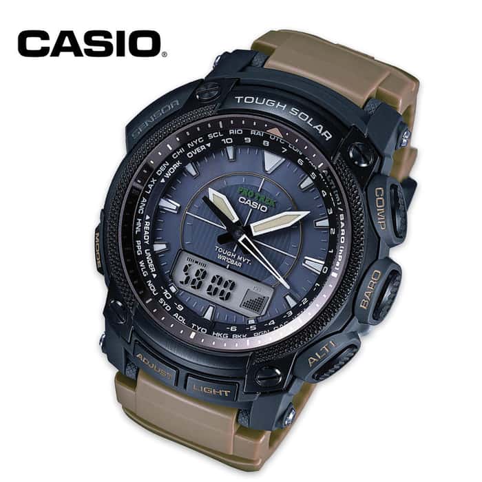 casio pro trek watch price