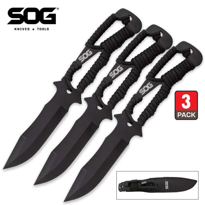 SOG Throwing Knives Three Free Shipping!