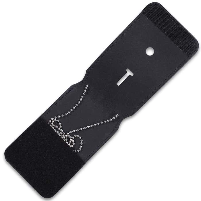 5/" x 3 1//8/" x 1//2/" Universal Leather Badge and ID Holder Lanyard LAW ENFORCEMENT