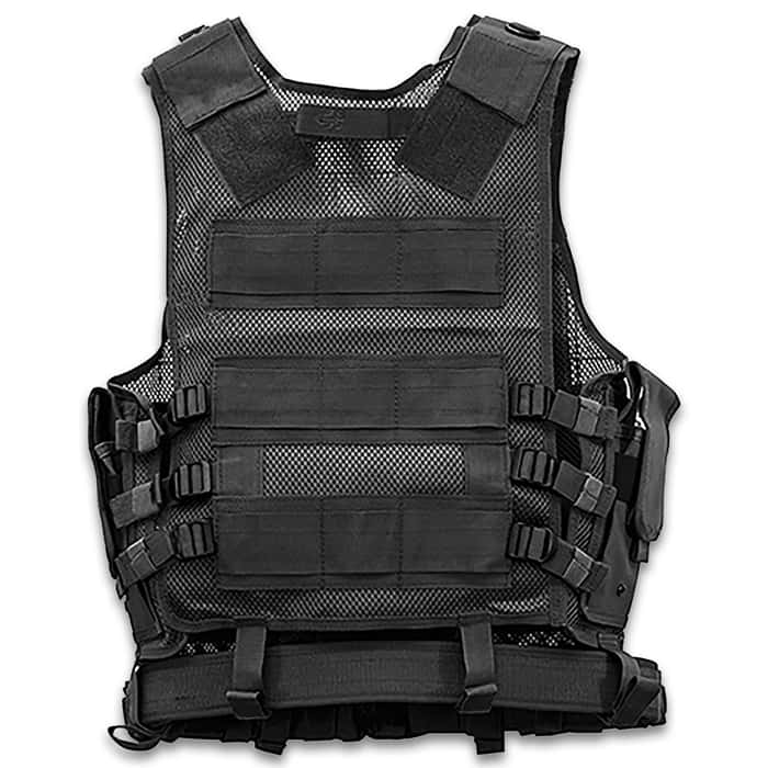 UTG Law Enforcement Tactical Vest Right Handed,