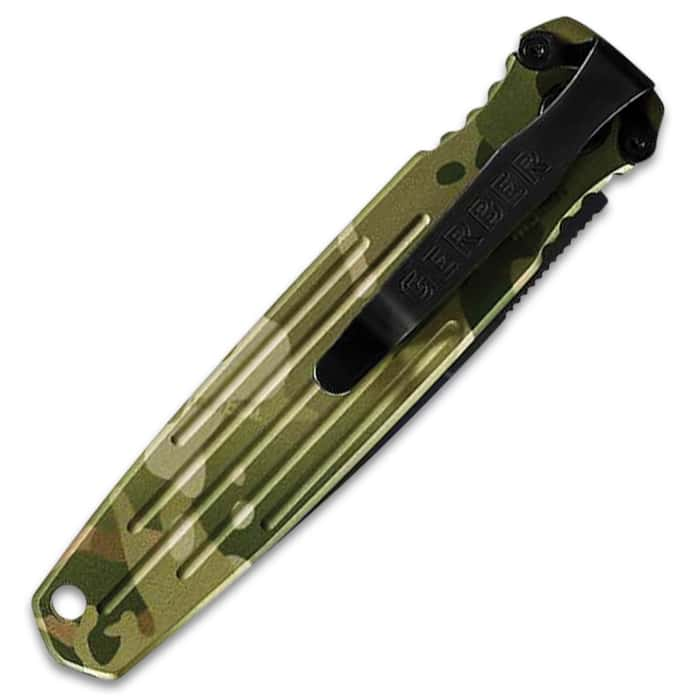 Gerber Multicam Covert Automatic Tactical Pocket Knife