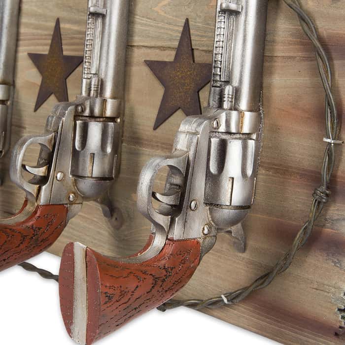 Western Wall Decor Pistol Belt Hooks Man Cave Wall Decor Pistol Belt Hooks Man Cave