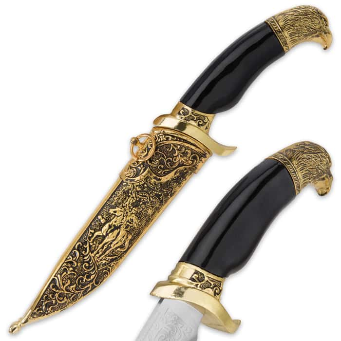 Golden Eagle Hunting Lodge Knife