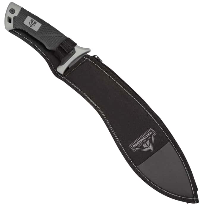 Bushmaster Kukri Machete Knife With Sheath Stainless
