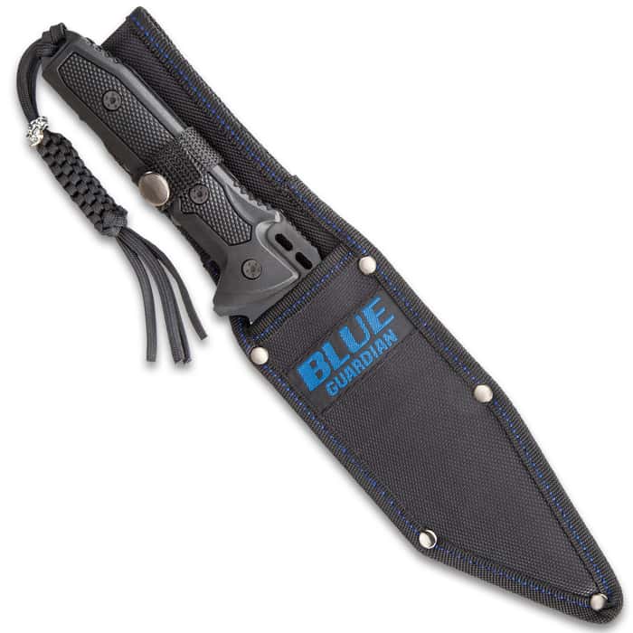 Black Legion Blue Guardian Tanto Fixed Blade And Assisted Opening