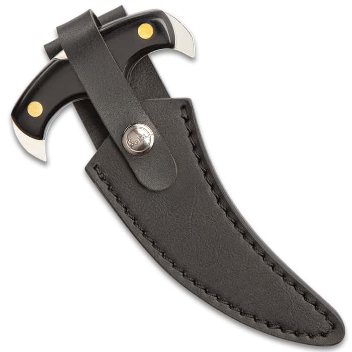 Hibben Vulcan Push Dagger With Sheath 5Cr13