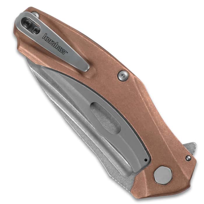 Kershaw Copper Natrix Pocket Knife D2 Tool