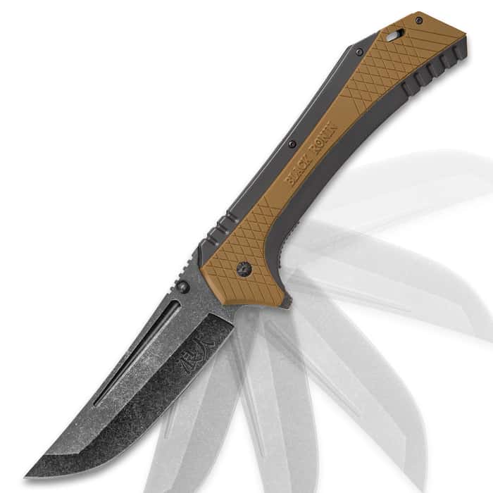 Black Ronin Maximus Spring Assisted Pocket Knife