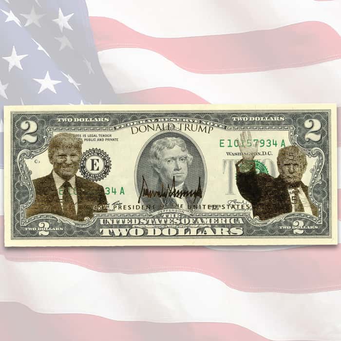 Donald Trump Two Dollar Bill Legal US