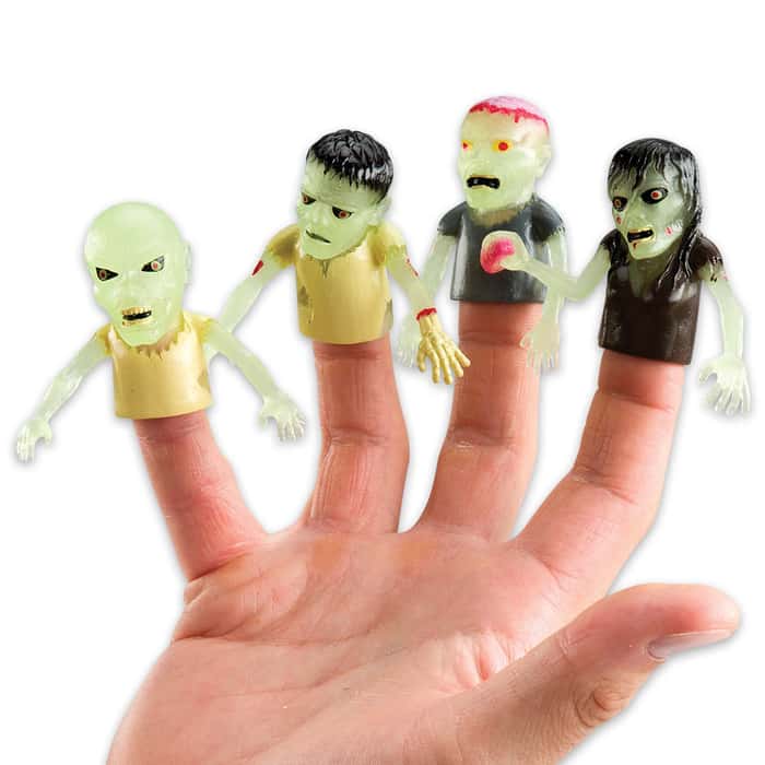 Glow Finger Zombies Finger Puppet Free Shipping!