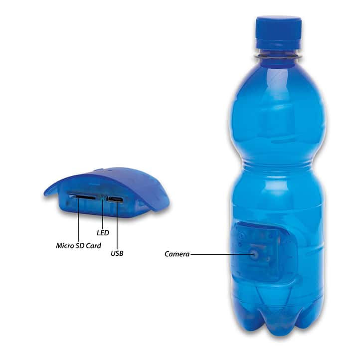 Night Watchman 1080P HD Spy Water Bottle