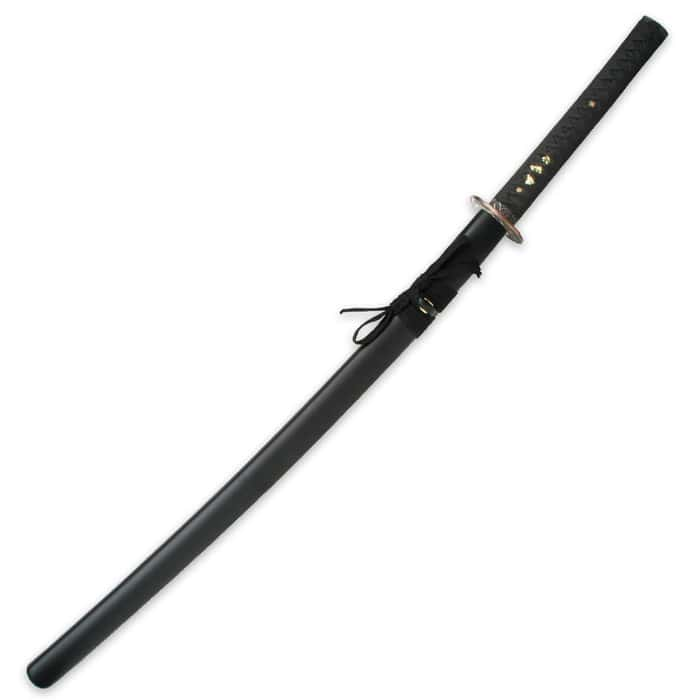 black blade black katana