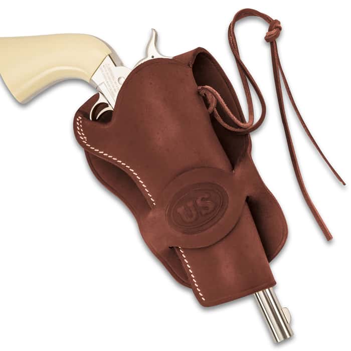 US Cavalry Six Gun Revolver Holster Premium