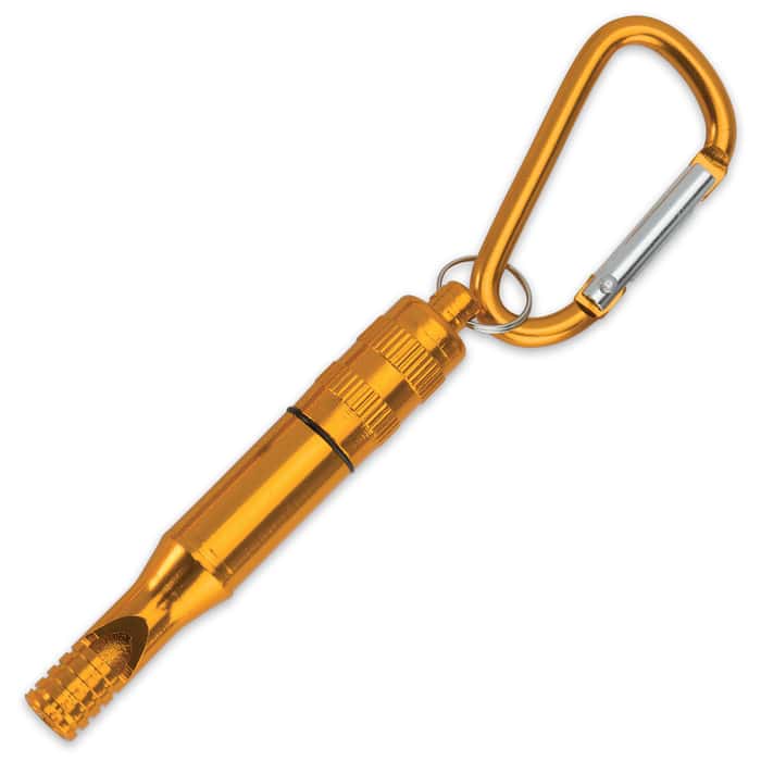 Trailblazer Emergency Whistle with Carabiner