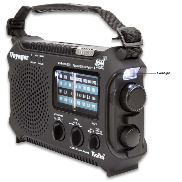 Kaito Voyager Classic Solar Radio Five Way