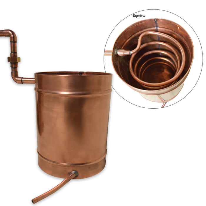 10 gallon copper still with thumper 10 gallon copper still with thumper